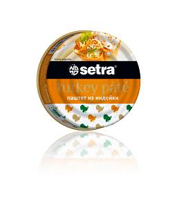 Паштет Setra Premium из индейки ж/б ключ 100г