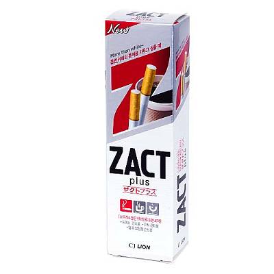 Зубная паста CJ Lion  Zact  с эффектом отбеливания коф.и никотинов.налета 150грх40