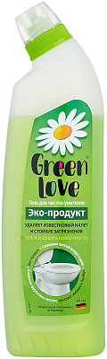 Гель "GREEN LOVE"  для чистки унитазов, 750мл