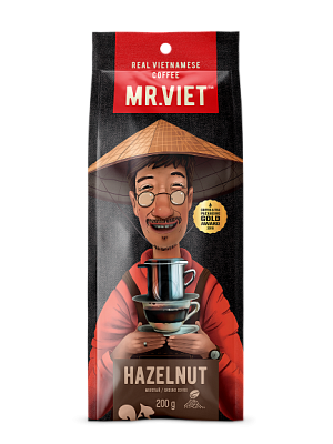 Кофе Mr.Viet молотый со вкусом лесного ореха 200г.