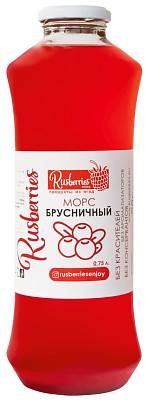 Морс Rusberries enjoy Брусничный,ст\б 0,75л