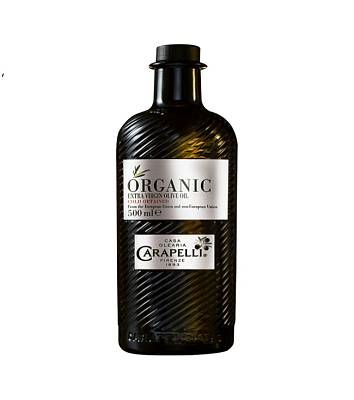 Масло Carapelli Organic оливковое  Extra virgin нераф. с/б 0,5л.