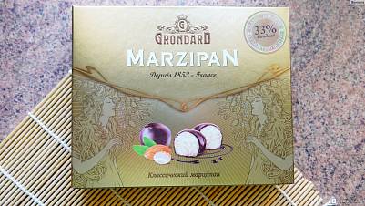 Конфеты Grondard глазированные Марципановые классические 126гр