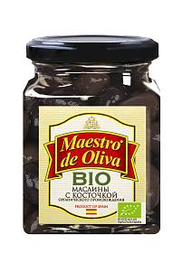 Маслины Maestro de Оliva без рассола с/к с/б 150г