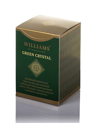 Чай WILLIAMS - GREEN CRYSTAL. Зеленый отборный китайский высокогорный 100гр