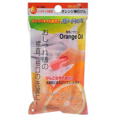 Мыло Orange Oil  для застирования трудновыводимых пятен антибактериальное с маслом апельсина 100г