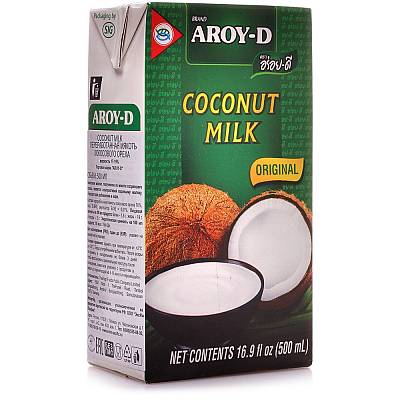 Молоко Aroy-D кокосовое 17-19% тетра пак 500мл