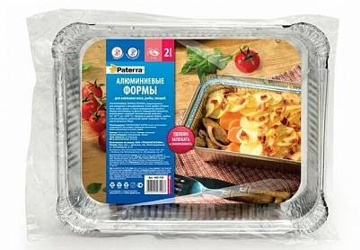 Форма Paterra алюминиевая прямоугольная 3000мл 322*255*51 1шт