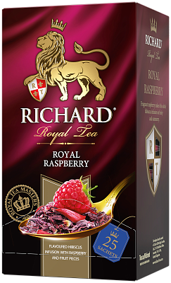 Чай RICHARD ROYAL RASPBERRY Фруктово-травяной 25пак. (Ричард)