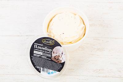 Мороженое SladMiks Пломбир шоколадный с шок.крошкой без сахара со стевией 150г