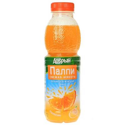 Напиток Добрый Pulpy апельсин свежая мякоть 0,9мл