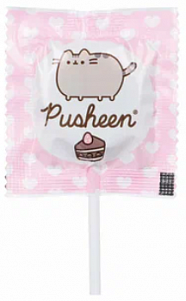 Карамель Pusheen леденцовая ассорти вкусов в форме круга 10гр