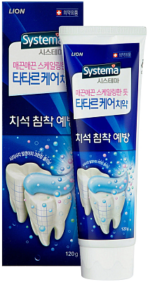 Зубная паста CJ LION SystemaTartar против образования зубного камня 120г
