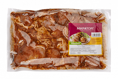 Шашлык "Мираторг" из мяса цыпленка-бройлера в/у охл.
