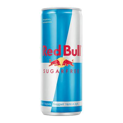Энергетический напиток Red Bull без сахара ж/б 0,25л (Ред булл)