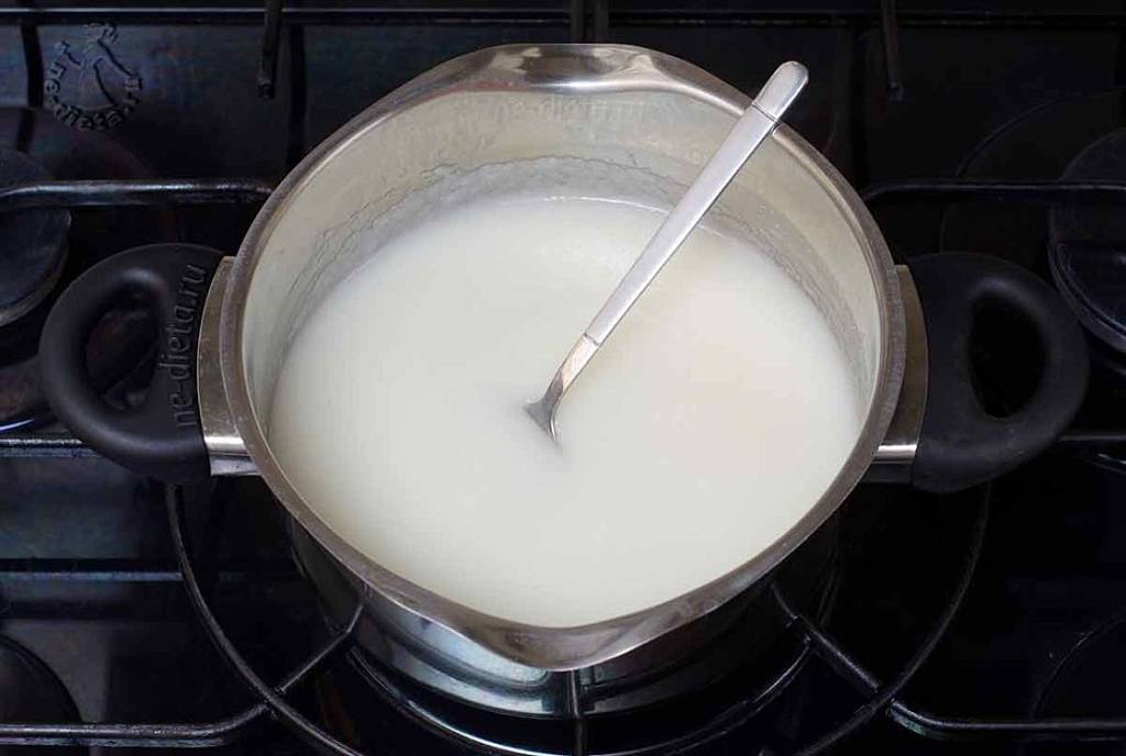 РЕЦЕПТ Рецепт манной каши на молоке фото №3